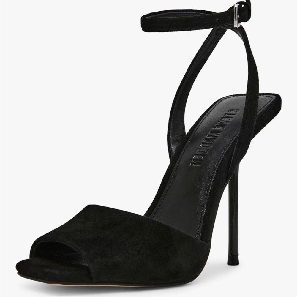 Steve Madden Black Suede Heels